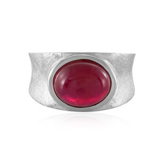 Anillo en plata con Rubí de Madagascar
