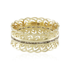 Anillo en oro con Diamante champán I2 (Ornaments by de Melo)
