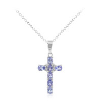 Collar en plata con Tanzanita