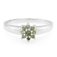 Anillo en plata con Diamante fantasía