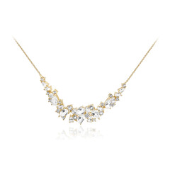 Collar en plata con Topacio blanco