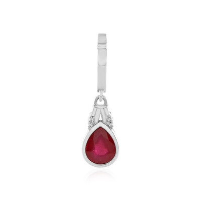 Colgante en plata con Rubí de Bemainty