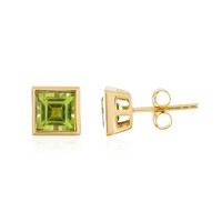 Pendientes en plata con Peridoto de Arizona
