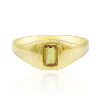 Anillo en oro con Zafiro amarillo de Ban Ka Cha