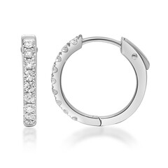 Pendientes en oro con Diamante I1 (H)  (CIRARI)
