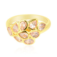 Anillo en plata con Cuarzo rosa