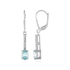 Pendientes en plata con Zircón de Ratanak Kirí