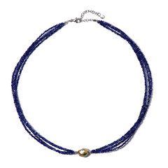 Collar en plata con Perla Keshi
