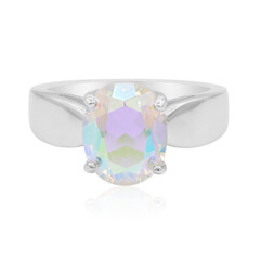 Anillo en plata con Cuarzo Rayo de luna