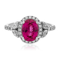 Anillo en oro con Espinela de Birmania rosa (CIRARI)
