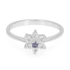 Anillo en plata con Iolita de Orissa