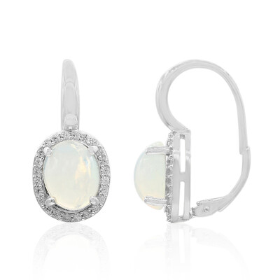 Pendientes en plata con Ópalo de Welo