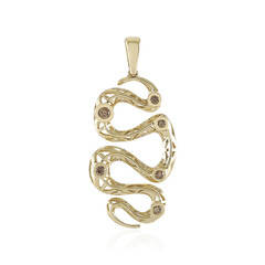 Colgante en oro con Diamante champán I2 (Ornaments by de Melo)