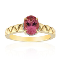 Anillo en oro con Turmalina rosa de Californa (Remy Rotenier)