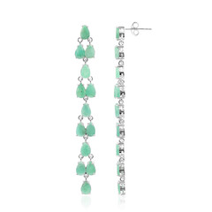 Pendientes en plata con Esmeralda