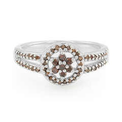 Anillo en plata con Diamante fantasía