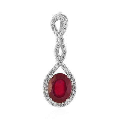 Colgante en plata con Rubí de Madagascar