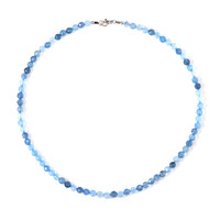 Collar en plata con Aguamarina de Brasil