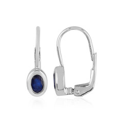 Pendientes en plata con Espinela azul royal
