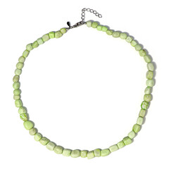 Collar en plata con Crisopacio limón