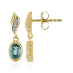 Pendientes en oro con Zircón de Ratanak Kirí (La Revelle)
