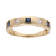 Anillo en oro con Zafiro azul Ceylon (CIRARI)