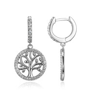 Pendientes en plata con Zircón