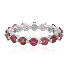 Anillo en plata con Turmalina rosa
