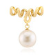 Colgante en plata con Perla blanca Freshwater (MONOSONO COLLECTION)
