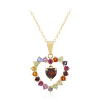 Collar en plata con Granate