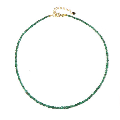 Collar en plata con Esmeralda de Zambia