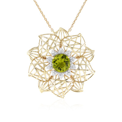 Collar en oro con Peridoto (Ornaments by de Melo)