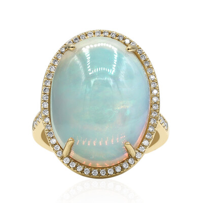 Anillo en oro con Ópalo Welo AAA (CIRARI)