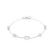 Brazalete en plata con Topacio blanco