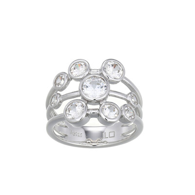 Anillo en plata con Zircón (Adela Silber)