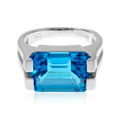Anillo en plata con Topacio de Marambaia