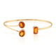 Brazalete en oro con Zafiro naranja de Ban Ka Cha