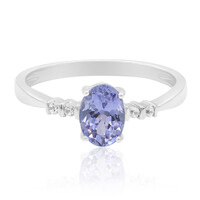 Anillo en plata con Tanzanita sin calentar