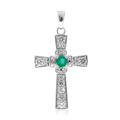 Colgante en plata con Esmeralda