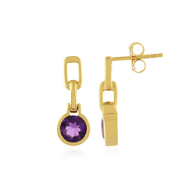 Pendientes en plata con Amatista