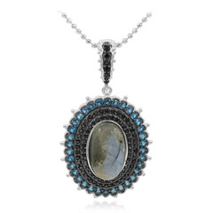 Collar en plata con Labradorita (Dallas Prince Designs)