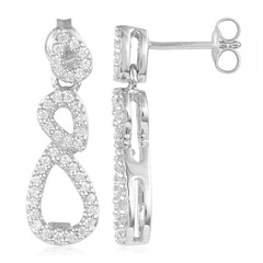 Pendientes en plata con Zircón