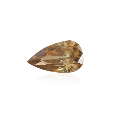 Piedra preciosa con Diamante naranja VS2 0,36 ct