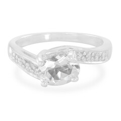 Anillo en plata con Petalita