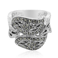 Anillo en plata con Marcasita