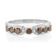Anillo de hombre en plata con Diamante fantasía