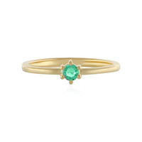 Anillo en plata con Esmeralda de Colombia