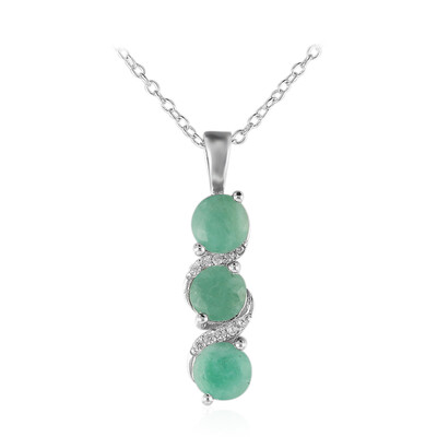 Collar en plata con Esmeralda