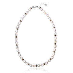 Collar en plata con Hematita dorada (TPC)