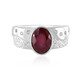 Anillo en plata con Rubí de Madagascar (de Melo)